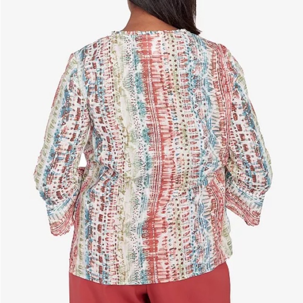 Alfred Dunner Button Down Top - image 2